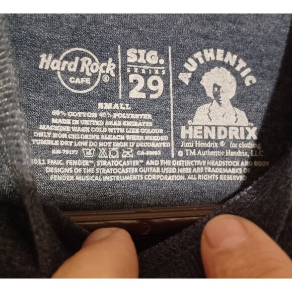 Hard Rock Cafe Men's Jimi Hendricks Sig. Series 29 T San Antonio 2011 S - Picture 3 of 5